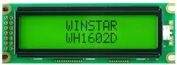 WH1602D WINSTAR 16*2 LCD 5 V Modulewhich is gebouwd in met ST7066 controller IC of equival screen groene achtergrondverlichting nieuwe en originele