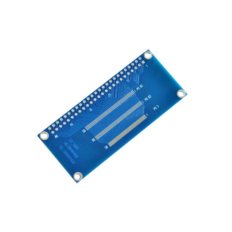 0.5/0.62/0.65/0.7/0.8/1.0mm 50Pin FFC /FPC Socket  Adapter Board for LCD/OLED Module Universal FPC LCD / OLED Adapter Board