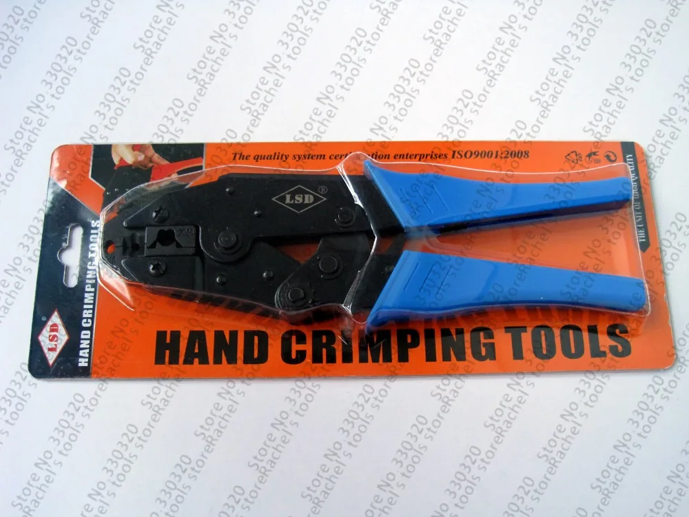 Spark plug wires crimping tool LS-2048 ratchet crimp tool for crimping and stripping spark plug wire hand crimping plier crimper