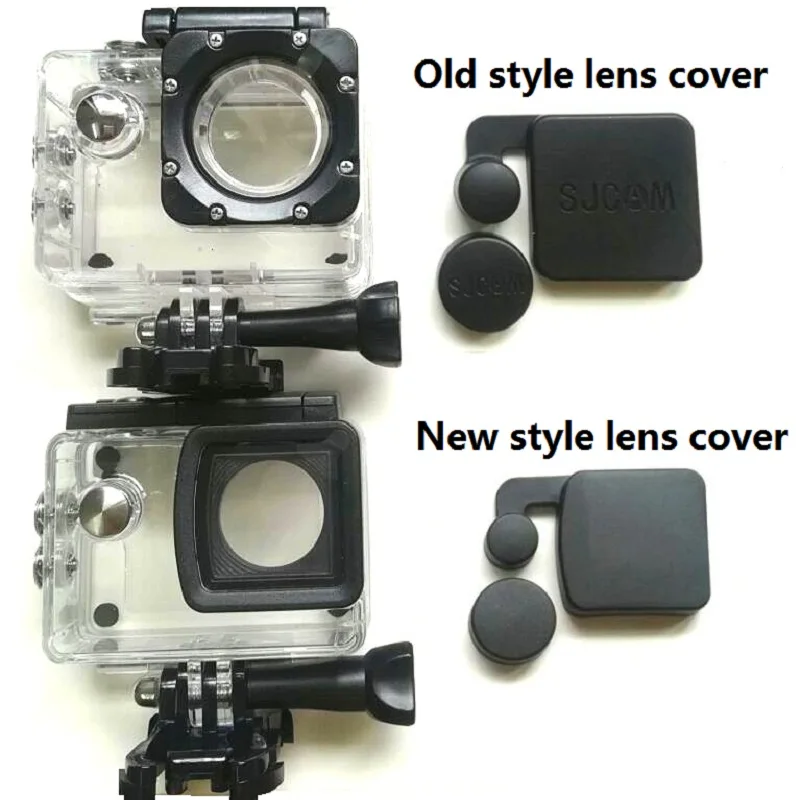 Nowy/stary model SJCAM Clownfish Lens Protect Cap Cover Hood dla SJCAM SJ4000 WIFI/SJ4000 + wodoodporna obudowa kamery sportowej