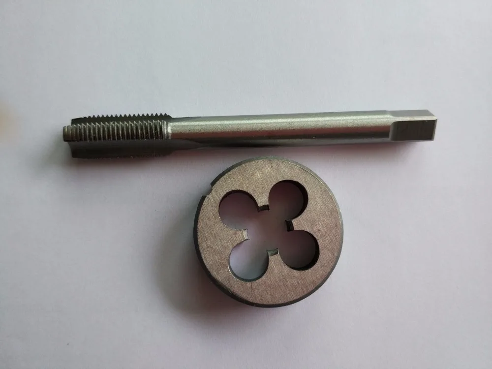 

1pc HSS Machine M11 x 0.5 0.75 1.0 1.25 1.5mm Plug Tap and 1pc m11 X 0.5 0.75 1.0 1.25 1.5mm Die Threading Tool