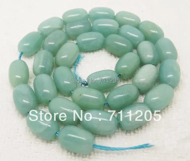 

Free Shipping! 8x12mm Natural Amazonite Drum Shape Loose Beads 15" Min. Order is $10,we provide mixed wholesale for all items !