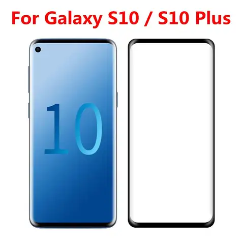 3D Full Glue Curved For Samsung Galaxy S10 5G S10 4G Full Cover Protective film Screen Protector For Samsung Galaxy S10 Plus