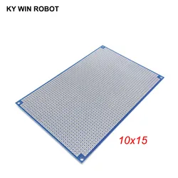 1 adet 10x15cm 100x150mm mavi çift taraflı prototip PCB evrensel baskılı devre protokolü Arduino için