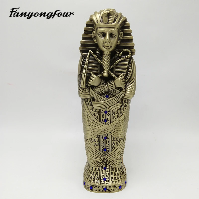 3D Ancient Egyptian Pharaohs Wish Prayer Silicone Mold Fondant Cake Mold Resin Gypsum Chocolate Candle  Mold Free Shipping