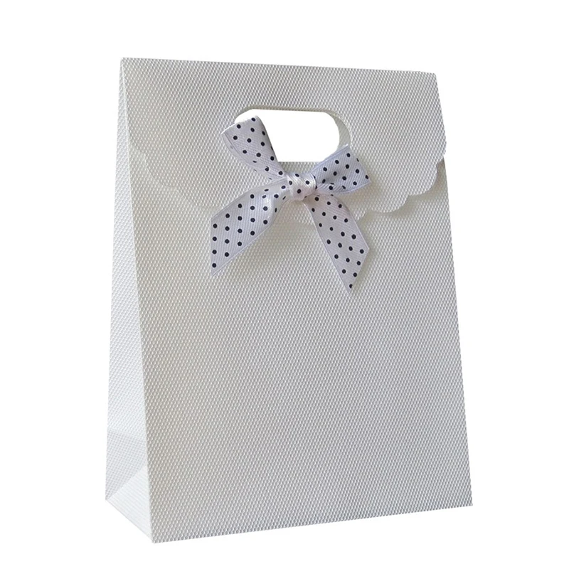 

40pcs/lot 16.5x12.5x6CM White Plastic Christmas Candy Box Jewelry Gift Packaging Party Wedding Pouch Bags