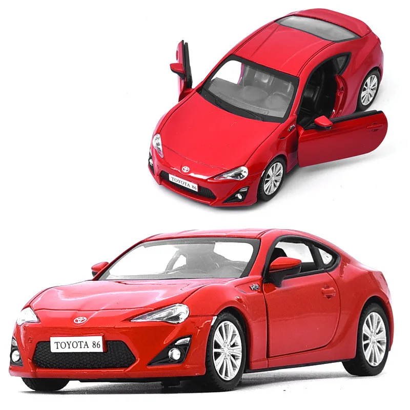 

Sale 1:36 86 sports car alloy model,die-cast metal door pull back model,children's toy car collection gift,free shipping