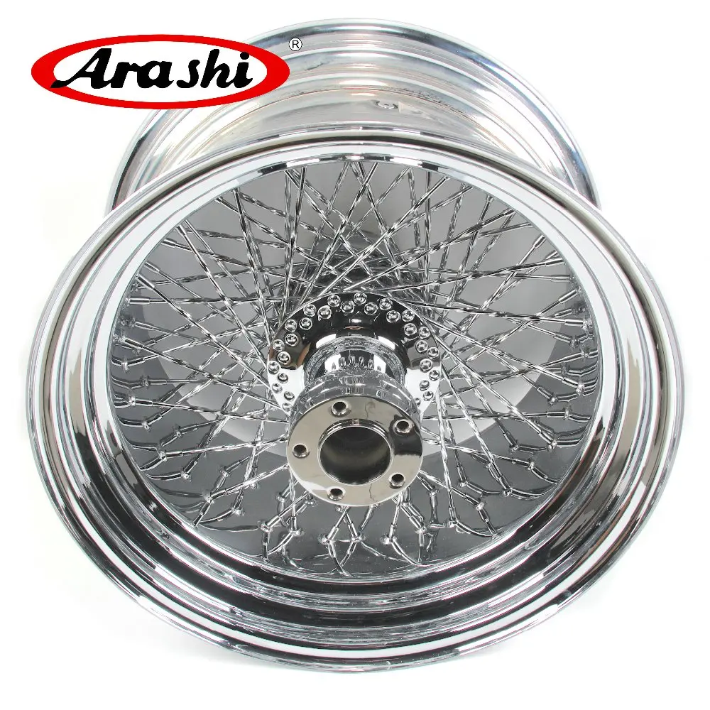 Arashi For HARLEY DAVIDSION 18x10.5 inch Chrome Rear Wheel Rim Modification Motorcycle Wheel Rims