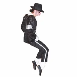 Michael Jackson Cosplay Costume Billie Jean Suits Sequin Kids Adults MJ Jacket gift one glove 001