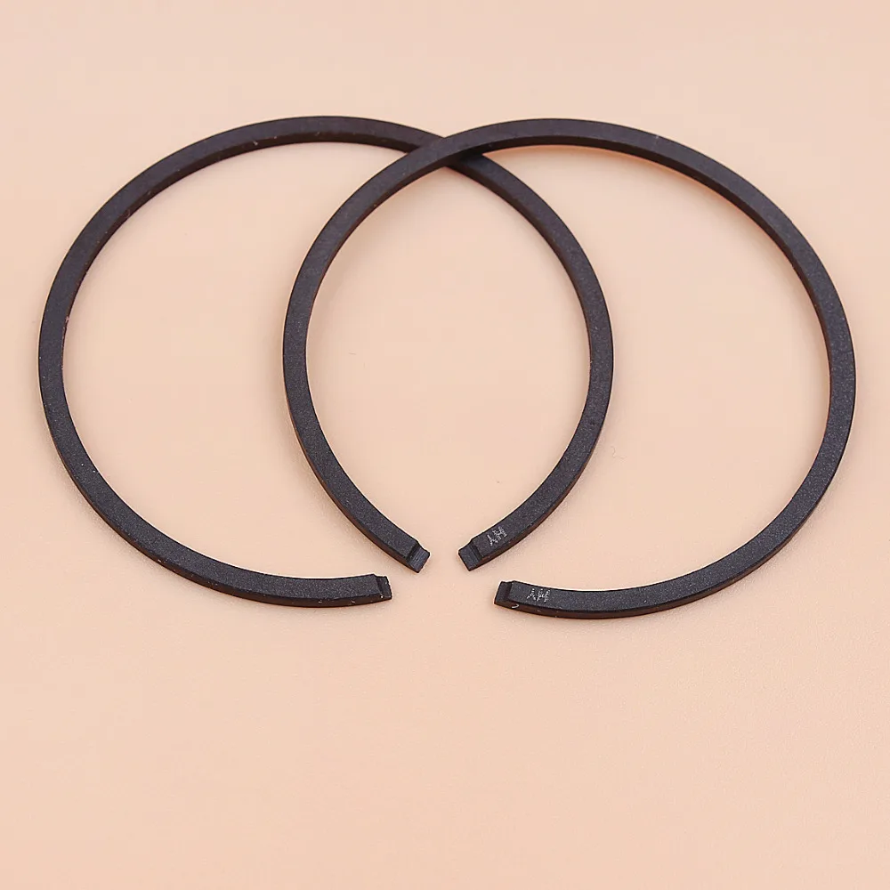 2Pcs/lot 44mm Piston Rings Fit Husqvarna 49 42 51 55 246 345 350 340 346 351 353 Jonsered 2150 CS2150 Chainsaw Parts 503289010