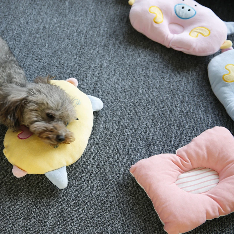 Almohada de moda para mascotas, cojín especial para dormir para gatos y perros, oso de peluche, suministros para perros pomeranos, esterilla para