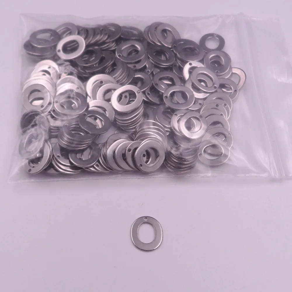 

260pcs/ bag(26 letter each 10pcs) Fashion DIY Charms pendant stainless steel Charms