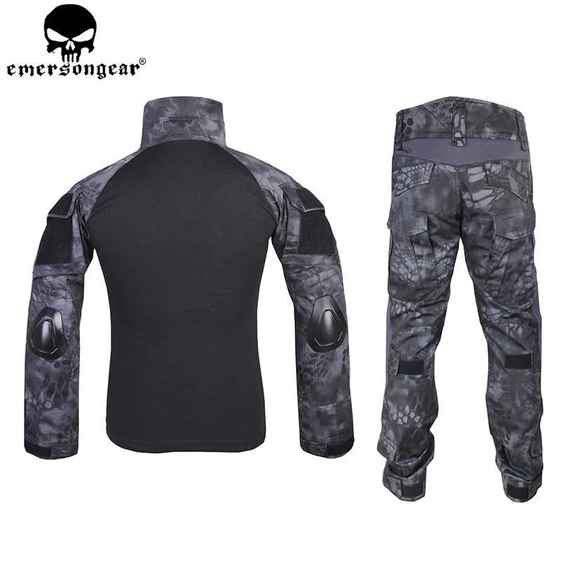 EMERSONGEAR Gen2 BDU Tactical Combat Uniform Tactical Shirt Pants with Elbow Knee Pads Airsoft Outdoor Hunting Suit TYP EM6927