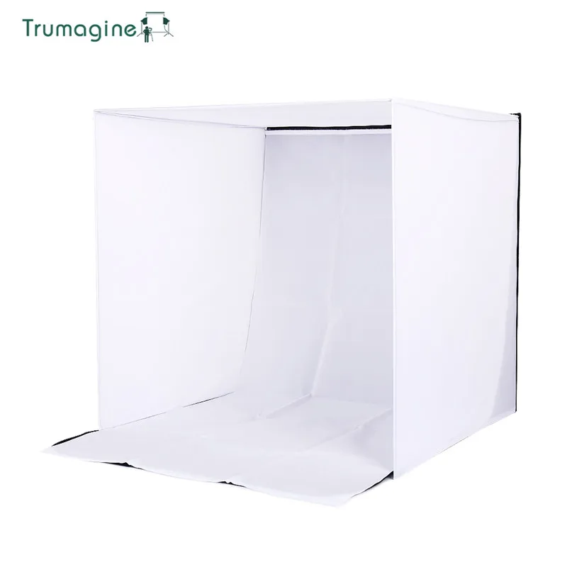 60x60x60CM Portable Folding Softbox Photography Studio Soft Box Light Tent With 4 Photo Backdrops For iPhone Samsang HTC DSLR