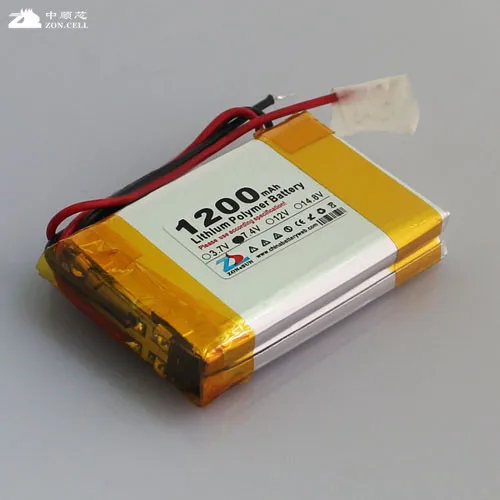 New Hot A In the core 1200mAh 523450X2 103450 DVD intercom amplifier 7.4V polymer lithium battery group Rechargeable Li-ion Cell