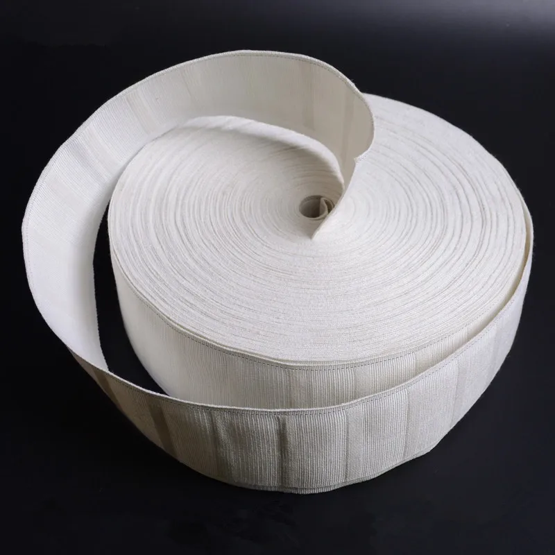 

White 7.2cm Width Cotton/Polyester Thickening Curtain Tape Belt For Hooks Curtain Accessories DIY Sewing Sunscreen Drapery Decor