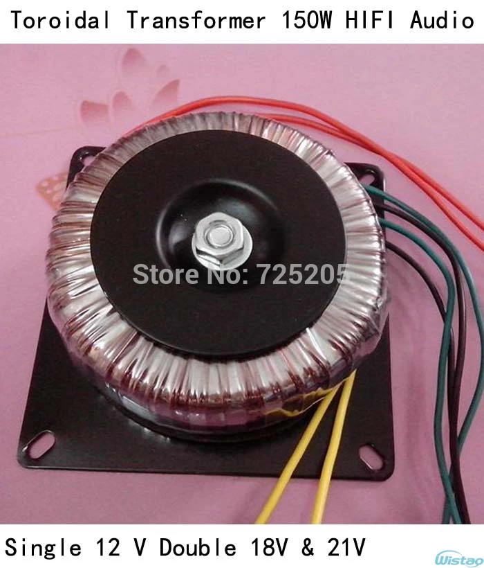 

Toroidal Transformer 150W HIFI Audio Amplifier Dedicated Single 24V &12V 100W Pure Copper Small Class A Amp DIY