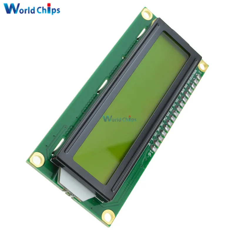 LCD1602 1602 LCD HD44780 Screen Character LCD Display Yellow Blacklight TFT 16X2 LCD Module DC 5V