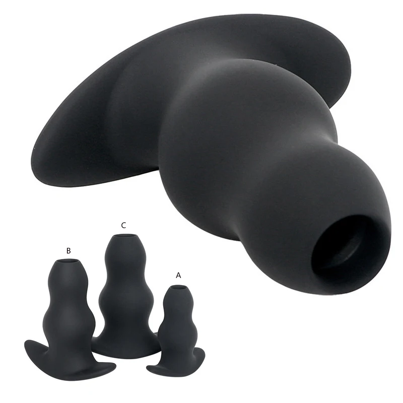 

Hollow Anal Plug Butt Plug Butt Expander Anal Dilator Sex Toys for Woman Men Enema Soft Speculum Prostata Massager Masturbators