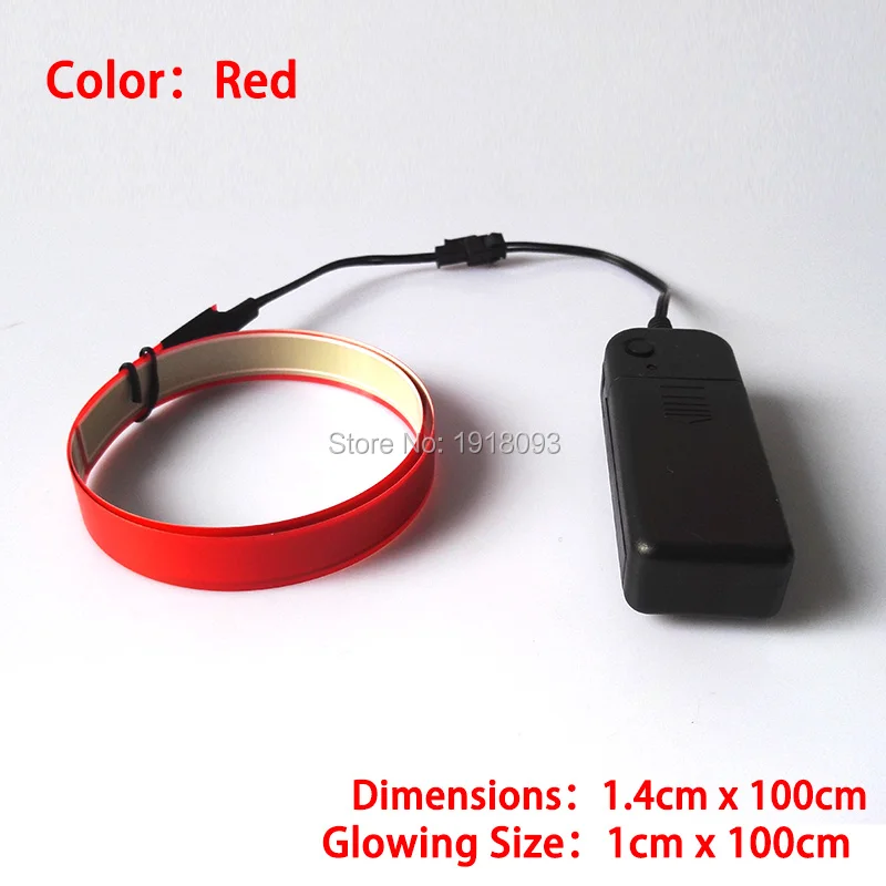 Newest DC-3V Driver+8 Colors Optional 1.4X100CM el tape el wire LED strip for car,house,party,dispaly,holiday, Bar