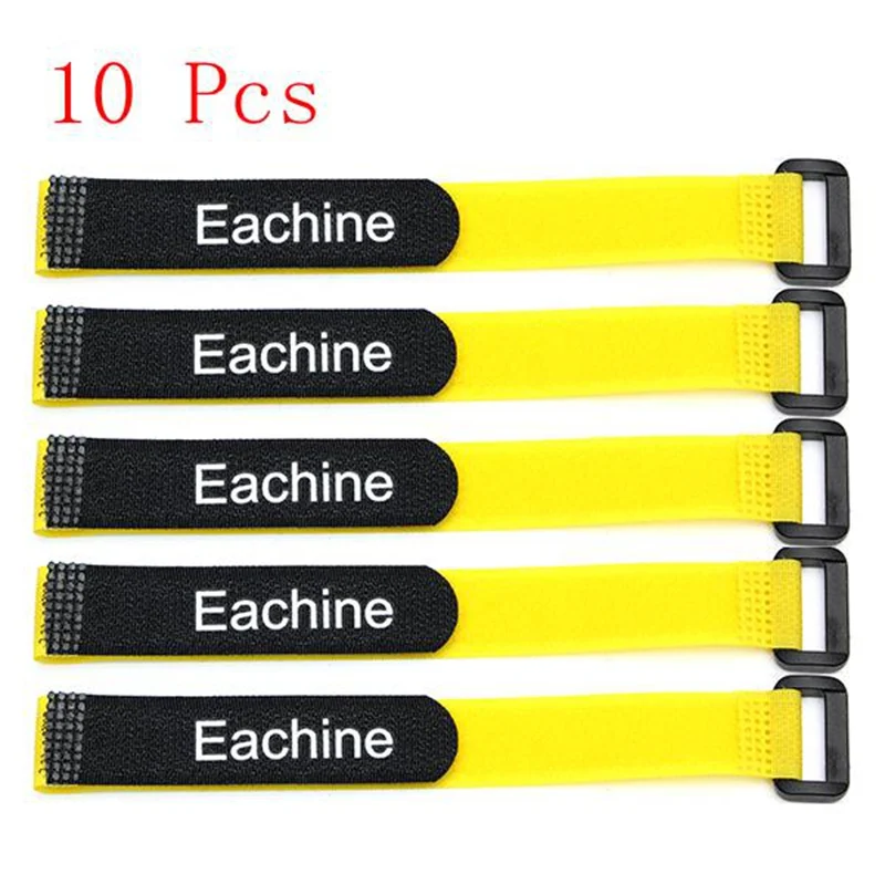 Original Eachine 10PCS 26*2cm Strong Lipo Battery Tie Cable Tie Down Strap Colors For RC Helicopter Quadcopter Model