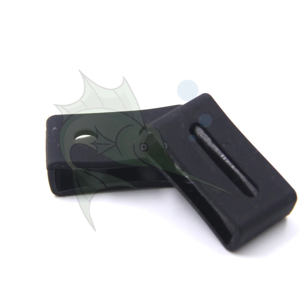 Wholesale 2pcs/lot Silicone Watchband Roof Ring Black Watch Strap Keepers Replacement Parts for Casio G shock 20mm