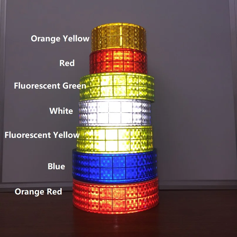 5CM*50M Microprism Reflective Warning Tape Road Traffic Reflective Warning Material