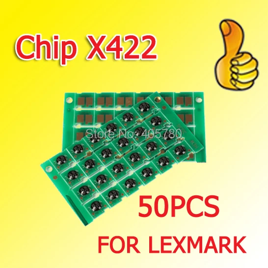 

wholesale 50pcs X422 reset chip compatible for Lexmark X422/IBM ip1410 ++