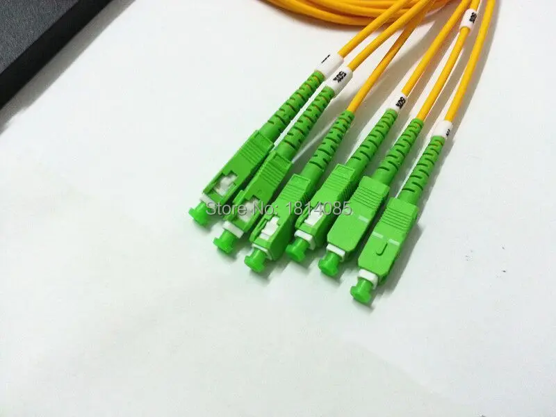 5 Pieces/Lot 3.0mm 1X5 50:50 Coupling ratio SM three Window Fiber optic Splitter with SC/APC FBT1X5 Splitter