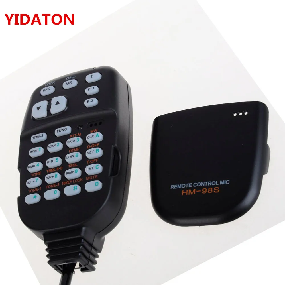 HM-98S for IC-2100H IC-2200H For Professional Radio DTMF Remote Control Microphone Mic IC-2710H IC-2800H Walkie Talkie