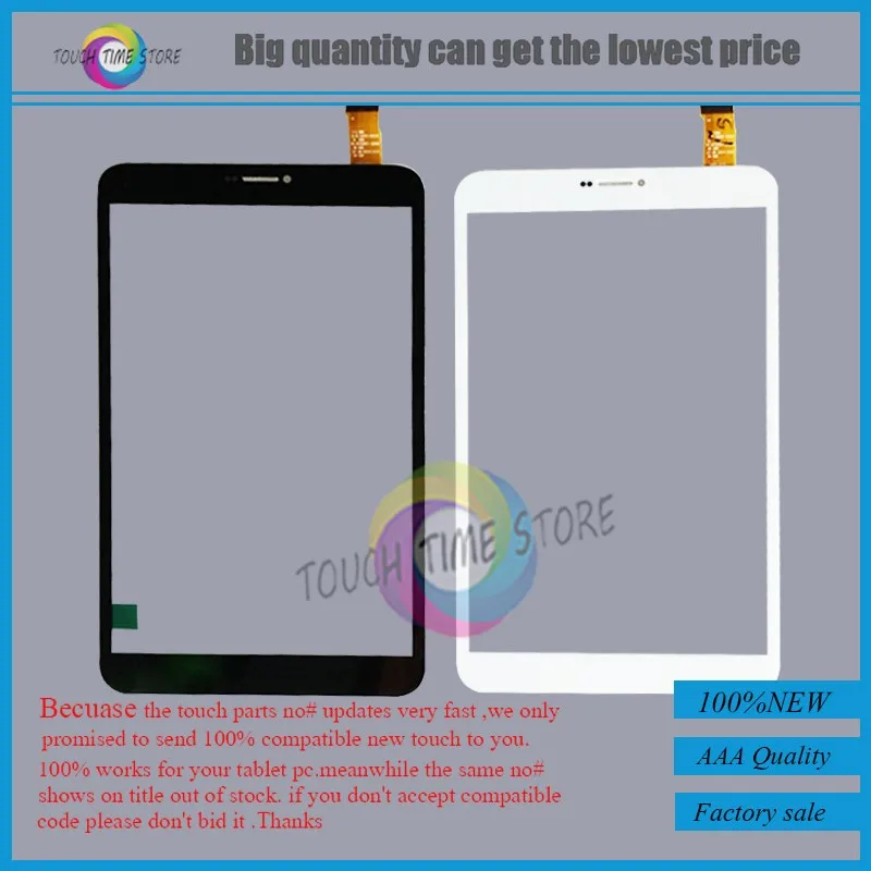 

10pcs/lot Original Touch screen Digitizer 8" Tesla Neon 8.0 Tablet Touch panel Glass Sensor replacement Free Shipping