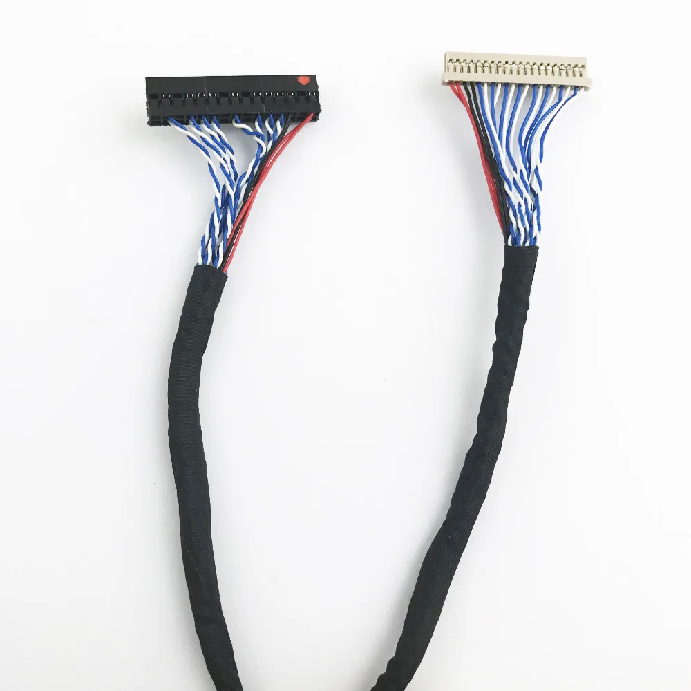 Xj definition: 12.1-inch single six screen DF19 20P single 6 Lehua Dingke LVDS LCD screen cable