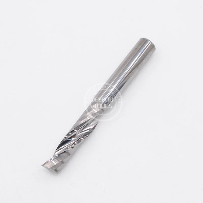 6*25 AAA Series CNC Bits Single Flute Spiral Router Carbide End Mill Cutter Tools