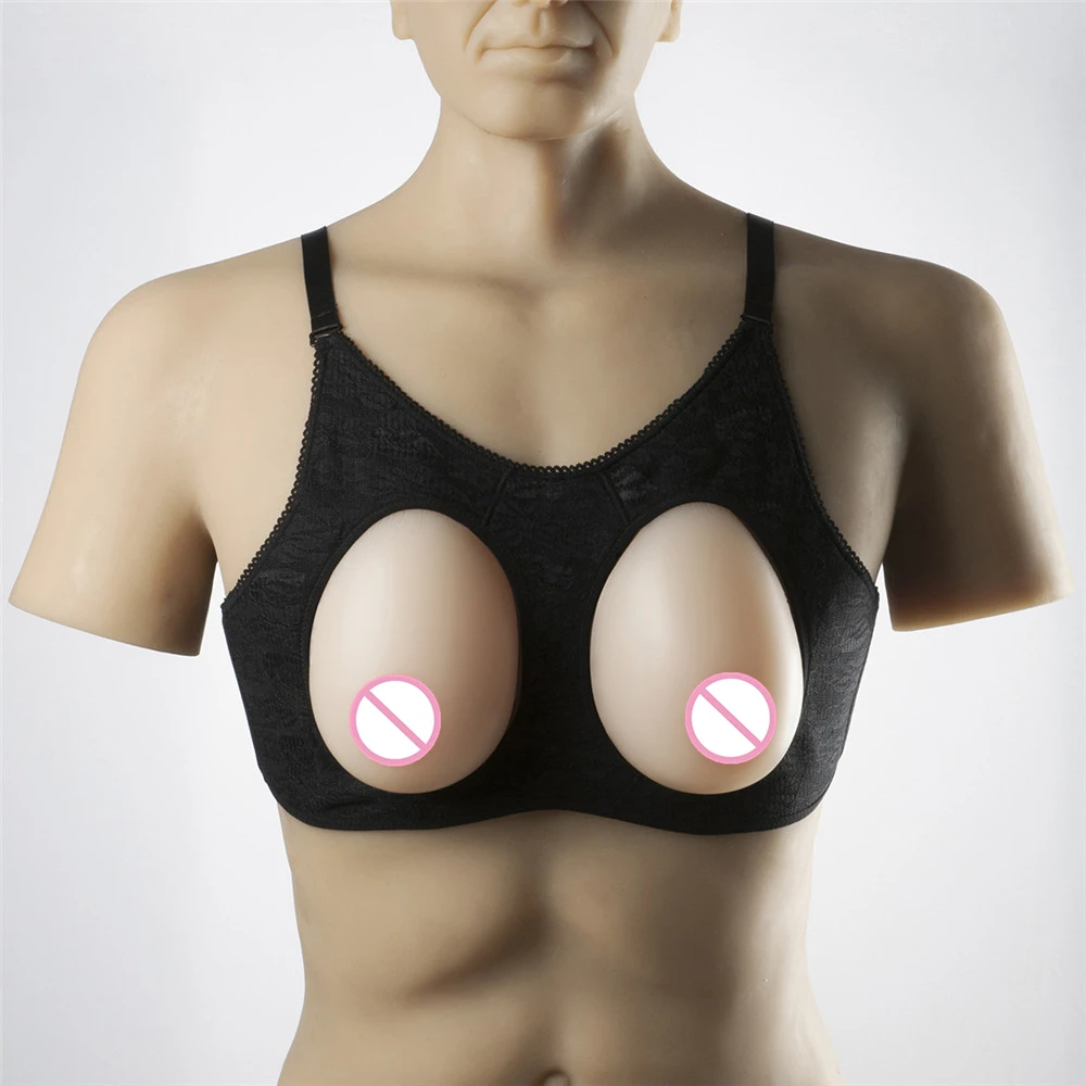 

800g/pair Breast Forms Fake Boobs Artificial Breast silicone breast prosthesis Crossdresser Drag Queen Shemale Transgender