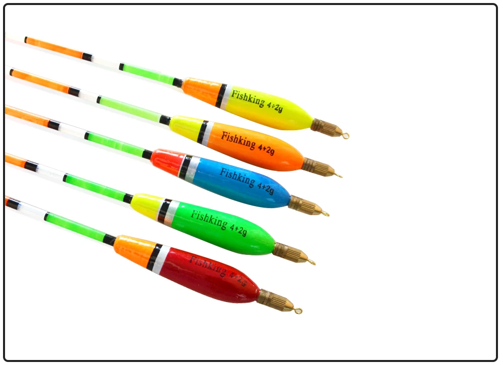 NGB 5 Stück/Set 3+2g 4+2g 5+2g 6+2g Gemischte Farben Barguzinsky-Fichten-Schwimmer Vertikaler Schwimmer für Karpfenangeln Angelzubehör – Detail 9