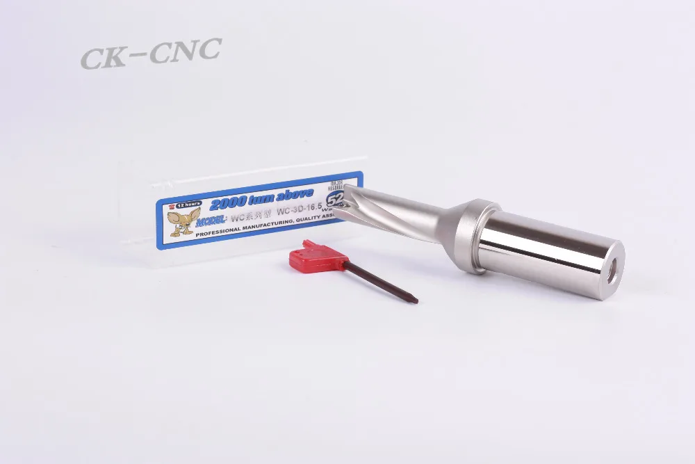 NEW WC-3D-16.5  C25  U drill indexable drill CNC TOOL  16.5mm-3D Machining length=49.5mm for WCMX03  insert