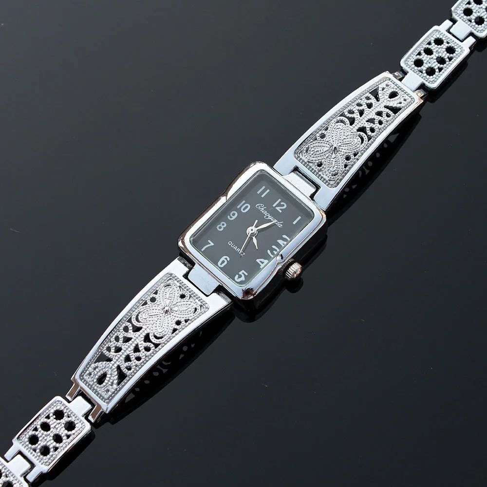 새로운 패션 나비 여성 드레스 손목 시계 중공 스트랩 캐주얼 신사 숙녀 팔찌 석영 시계 팔찌 손목 시계 o35s