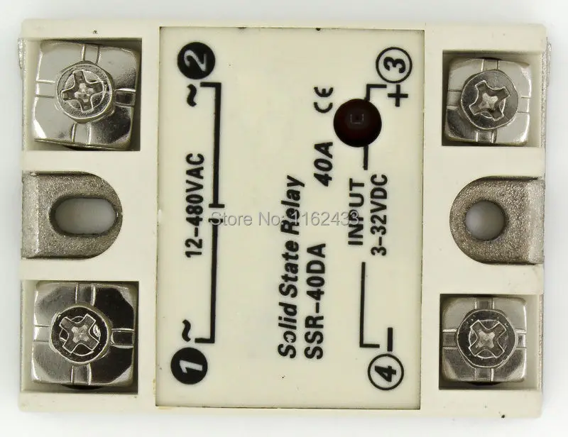 SSR-40DAP random type single phase DC to AC 40A 480V SSR 40DA solid state relay