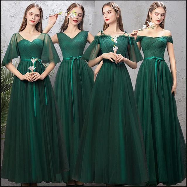 Vestido fashion de dama de honra aliexpress