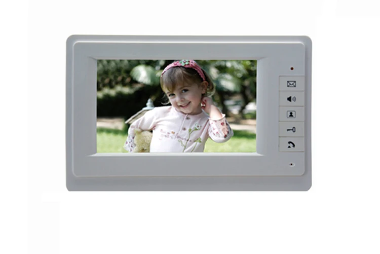 7 inch Color Screen 600TVL Water-Proof Two Way   Intercom  Video Door Phone