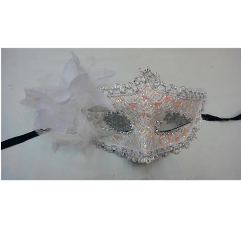 Heißer Partei Eye Maske Feder Spitze Blume Maskerade Ball Karneval Sexy Phantasie Kleid Multi Farbe Prinzessin Maske für Halloween Party