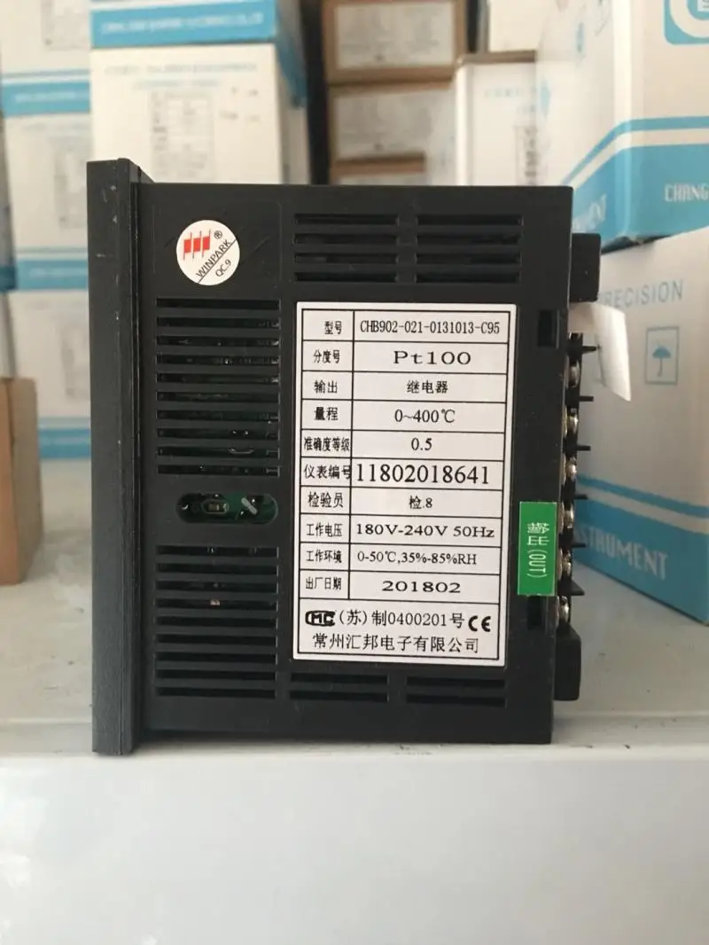 CHB902-021-0131013-C95 PT100 Relay Changzhou Huibang Thermostat PID Control