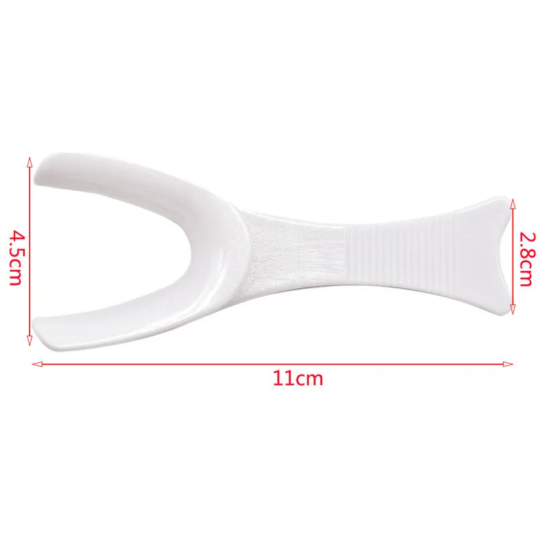 2 pcs/lot Y-Shape Cheek Retractor milky Mouth Opener Dental Intraoral Cheek Lip RetractorOrthodontic Teeth Intraoral Opener