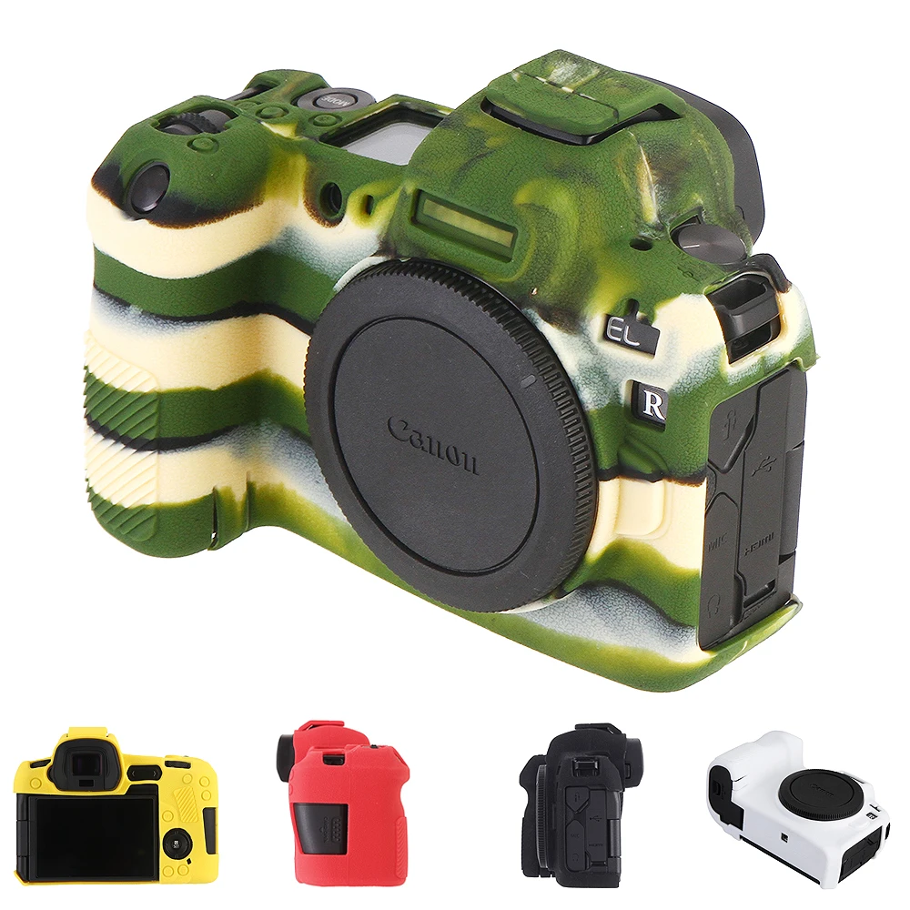 SETTO for Eos R Soft Silicone Rubber Camera Protective Body Case Skin For Canon Eos R Camera Bag protector Cover