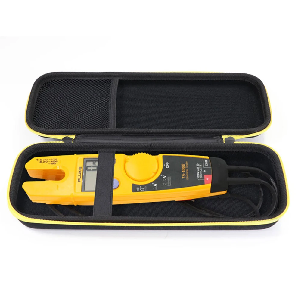 New Portable EVA Hard Bag Travel Protective Carrying Storage Cover Box Case Carry Use for Clamp Meter Fluke T5-1000 T5-600