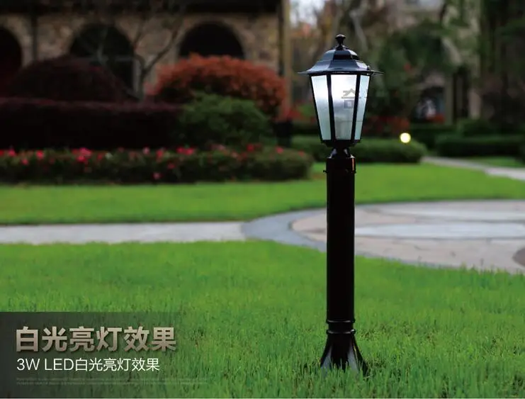 Lawn lamp led outdoor waterproof villa garden European garden lamp lawn lamp home Landscape street lamp Emergency light