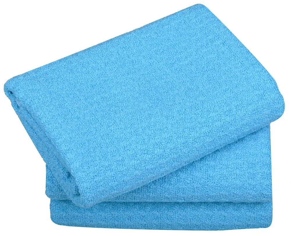 Microfiber Waffle Weave Cloth Kitchen Tea Towels Dish Drying Towels Washcloths Face Hand Towels 5 Assorted Colors 16