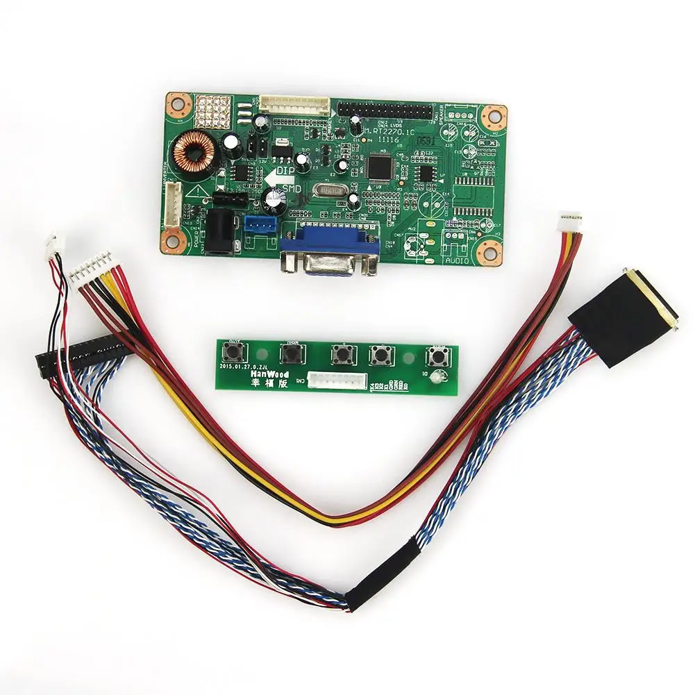 M.RT2270  LCD/LED Controller Driver Board(VGA) LVDS Monitor Reuse Laptop 1024x600 For LTN101NT02 B101AW03