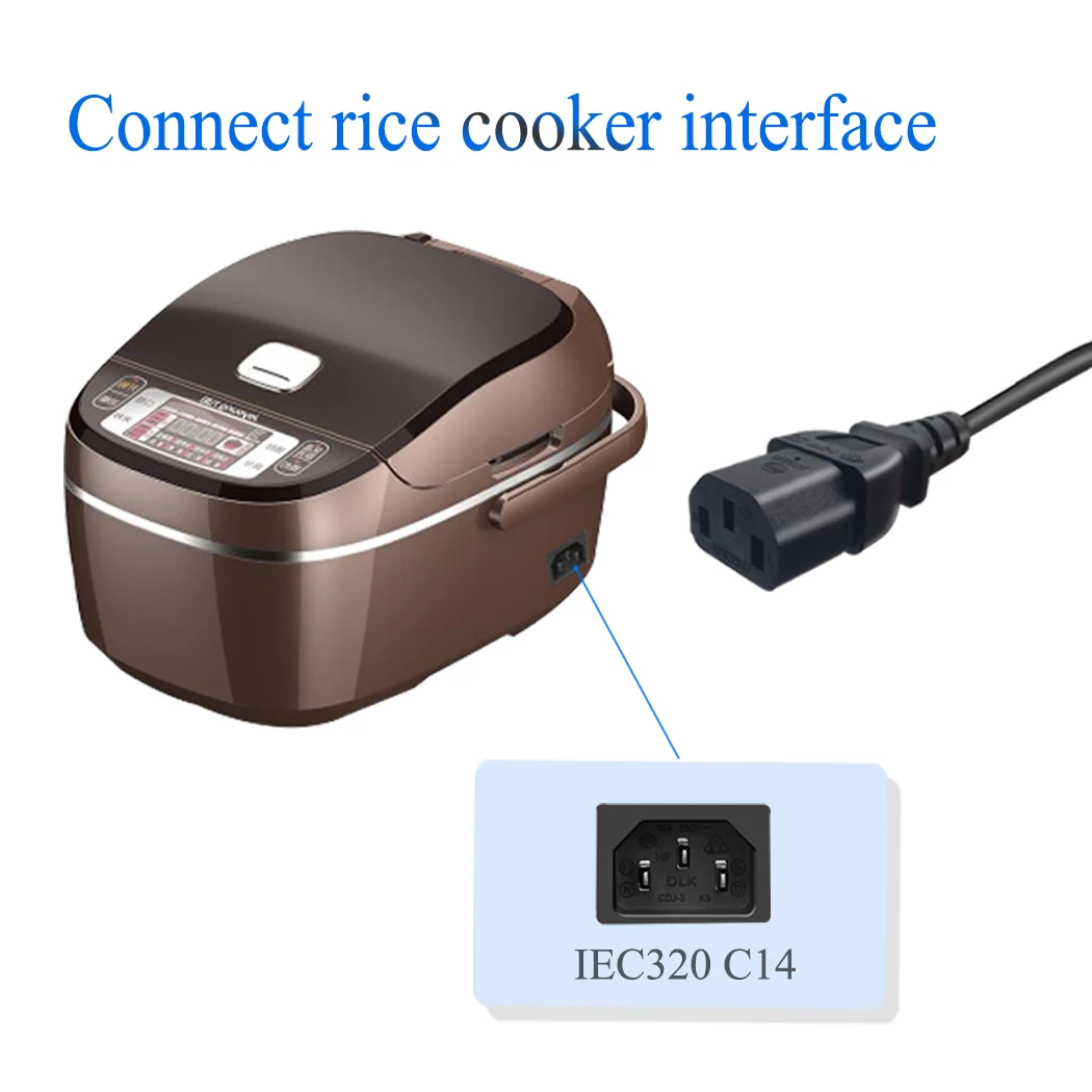 JORINDO 2.5 M/8.2FT IEC320 C14 OM C13 Power Verlengkabel, C13 vrouwelijke om C14 mannelijke Kabel, voor Stroomverdeeleenheid PC Computer