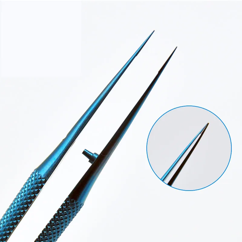 microsurgical ophthalmology instruments 11cm microscopic tweezers curved platform tweezers forceps experimental tool